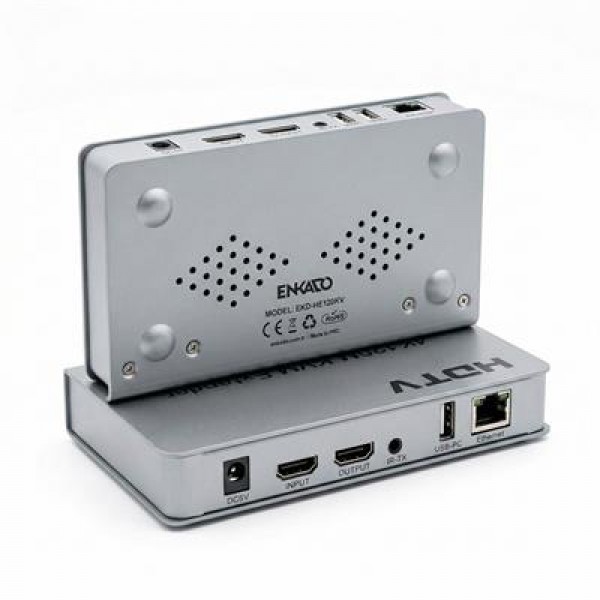 Enkado EKD-HE120KVM 4K 120 Metre HDMI USB KVM Extender