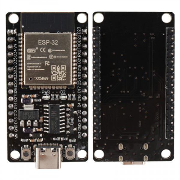 ESP32 WiFi Bluetooth Geliştirme Kartı Type-C Girişli 38 Pin Çift Çekirdekli Mikrodenetleyici