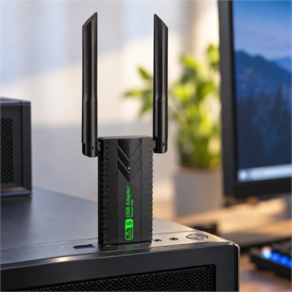 Everest Everlink EWA600 Wi-Fi 5 AC600 USB Kablosuz Adaptör Everest Everlink EWA600 Wi-Fi 5 AC600 USB Kablosuz Adaptör