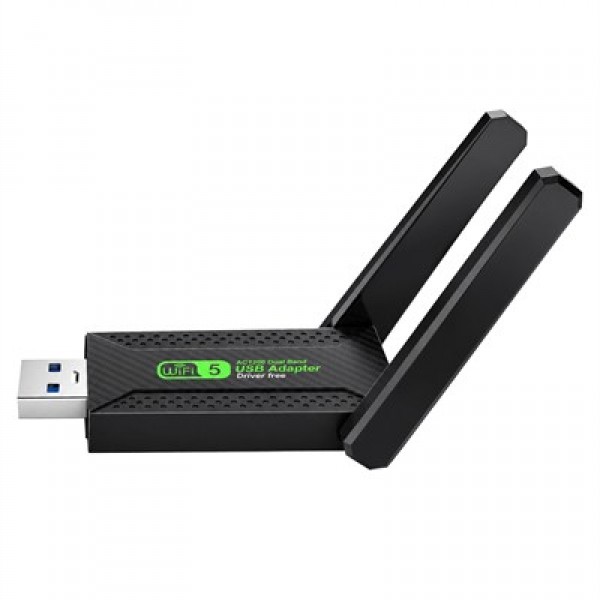 Everest Everlink EWA600 Wi-Fi 5 AC600 USB Kablosuz Adaptör Everest Everlink EWA600 Wi-Fi 5 AC600 USB Kablosuz Adaptör