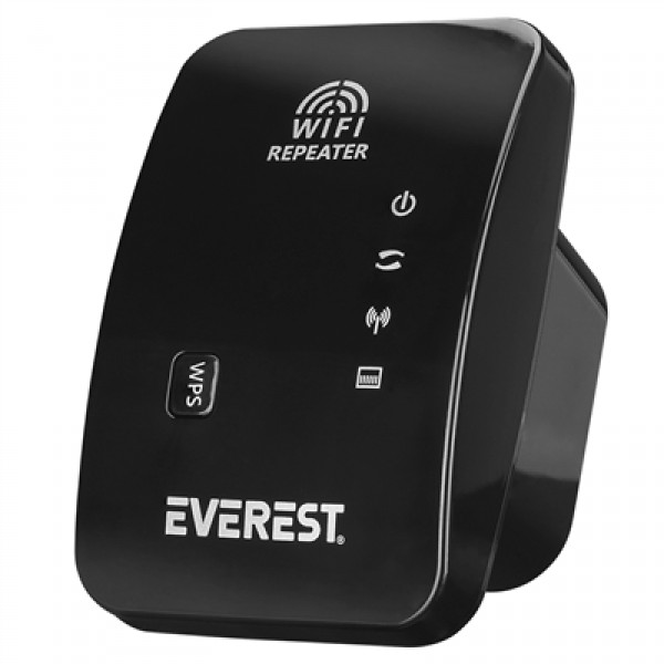 Everest EWR-N300 2.4Ghz 300Mbps 1xWan/Lan Port Dahili Antenli Repeater+Ap Kablosuz Menzil Genişletici
