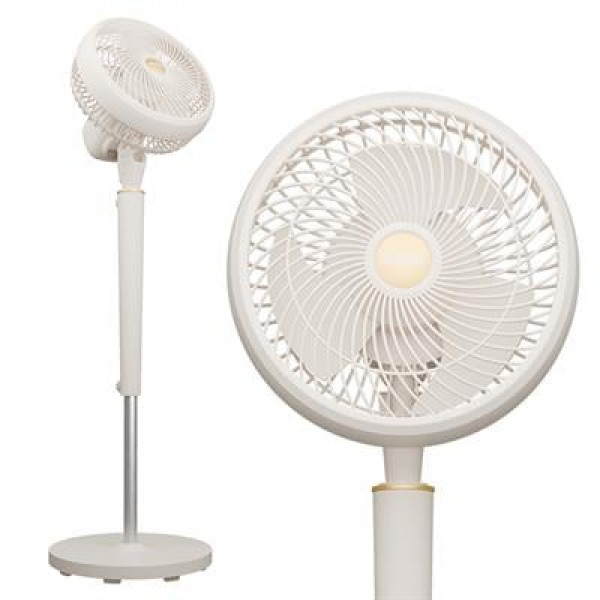 Everest Fan12 Dynabreeze 9'' 70 Watt 3 Hız Kademeli 2000RPM Çift Motorlu Vantilatör Krem Gold