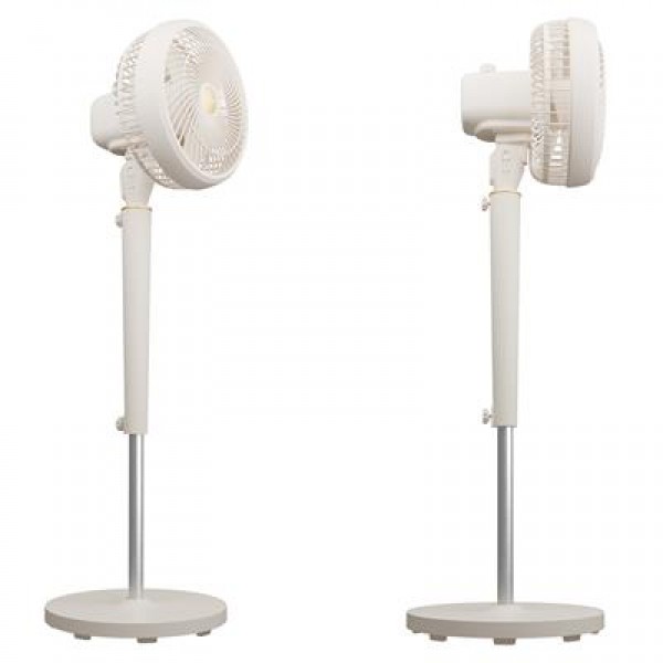 Everest Fan12 Dynabreeze 9'' 70 Watt 3 Hız Kademeli 2000RPM Çift Motorlu Vantilatör Krem Gold