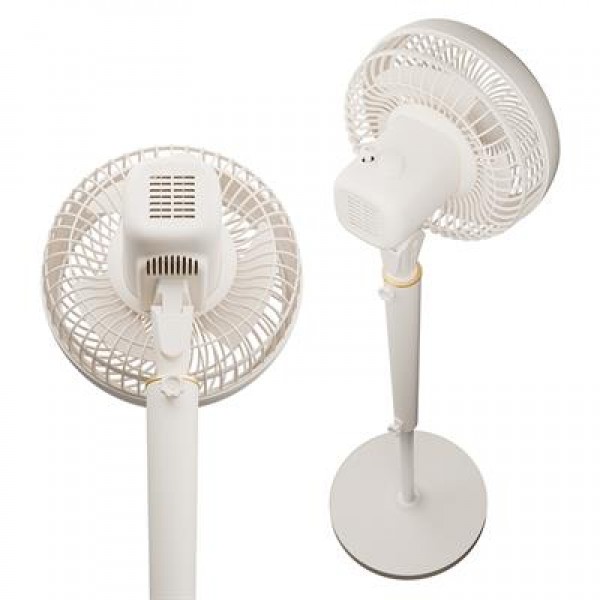 Everest Fan12 Dynabreeze 9'' 70 Watt 3 Hız Kademeli 2000RPM Çift Motorlu Vantilatör Krem Gold