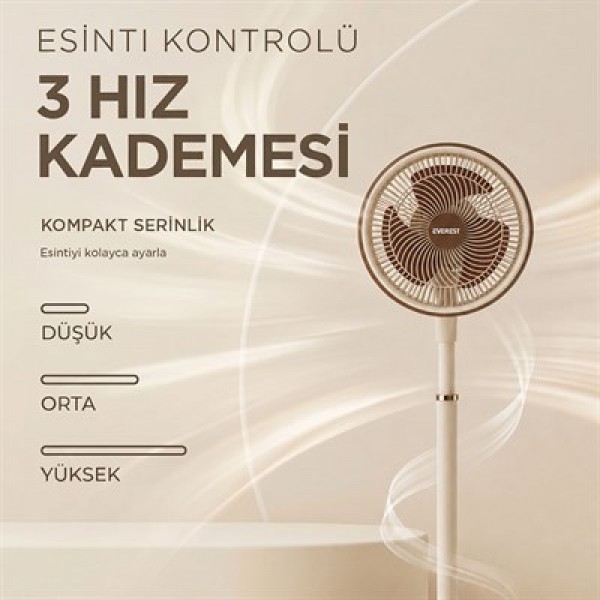 Everest FAN13 Olympos Air Krem/Gold 10