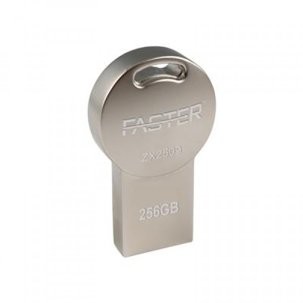 Faster 256 GB Dusl Serisi USB 3.0 Yüksek Hızlı Metal Flash Bellek