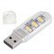 Powermaster PM-34390 Flash Bellek Görünümlü Taşınabilir 3 Led Beyaz Işık Usb Gece Lambası