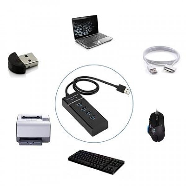 Fully S-802G 4 Port USB 2.0 Hub Çoklayıcı (30cm Kablolu) Fully S-802G 4 Port USB 2.0 Hub Çoklayıcı (30cm Kablolu)