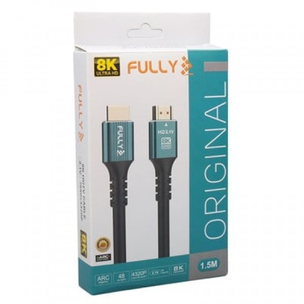 Fully G-506F 3 Metre 8K V2.1 Ultra HD HDMI Görüntü Kablosu Fully G-506F 3 Metre 8K V2.1 Ultra HD HDMI Görüntü Kablosu