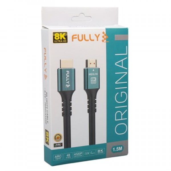 Fully G-506T 20 Metre 8K V2.1 Ultra HD HDMI Görüntü Kablosu Fully G-506T 20 Metre 8K V2.1 Ultra HD HDMI Görüntü Kablosu