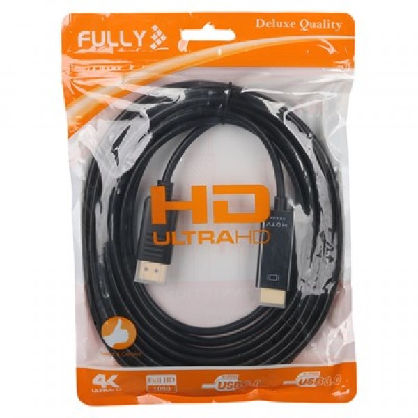 Fully G-536DF 5 Metre DisplayPort to HDMI Aktif Çevirici Görüntü Kablosu Fully G-536DF 5 Metre DisplayPort to HDMI Aktif Çevirici Görüntü Kablosu
