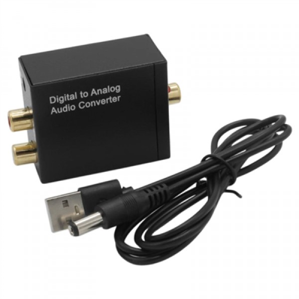 Fully G-538ND Optik/Koaksiyel Dijital Ses - Analog RCA Çevirici