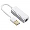 Fully H-608EM USB 3.0 to RJ45 Gigabit Ethernet Adaptör Çevirici Alüminyum Gövde
