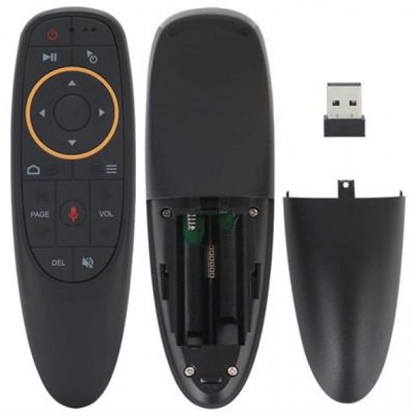 G10 Android-Windows-Linux-TV Box-Mac OS Uyumlu 2.4 Ghz Ses Komutlu Wireless Air Mouse Uzaktan Kumanda