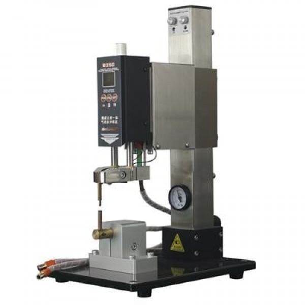 Glitter G350 Pnömatik Profesyonel Otomatik Pil Puntalama Kaynak Makinesi Kaynak Başlığı ve Kontrol Ünitesi