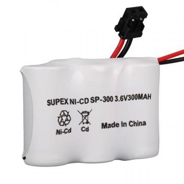Supex SP-300 NI-CD Kısa Açık 3.6 Volt 300mAh Telsiz Telefon Pili