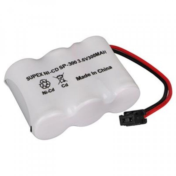 Supex SP-300 NI-CD Kısa Açık 3.6 Volt 300mAh Telsiz Telefon Pili