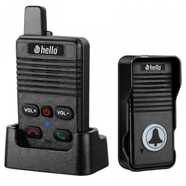 Hello D90 1000 Mah Şarjlı Kapalı Devre Görüntülü Diyafon Konuşma Sistemi