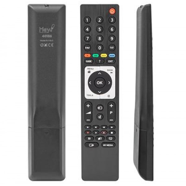 Hey Arçelik Beko Grundig 3D Metalik Göbek Guıde Tuşlu TS4187R-2 Lcd Kumandası