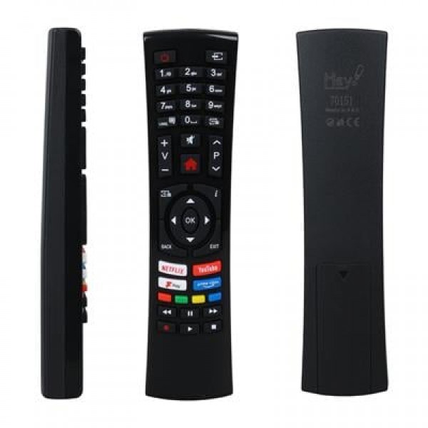 Hey Küçük Kalıp Vestel 4391P Black Fplay Netflix - Youtube - Play Tuşlu Lcd Led TV Kumanda