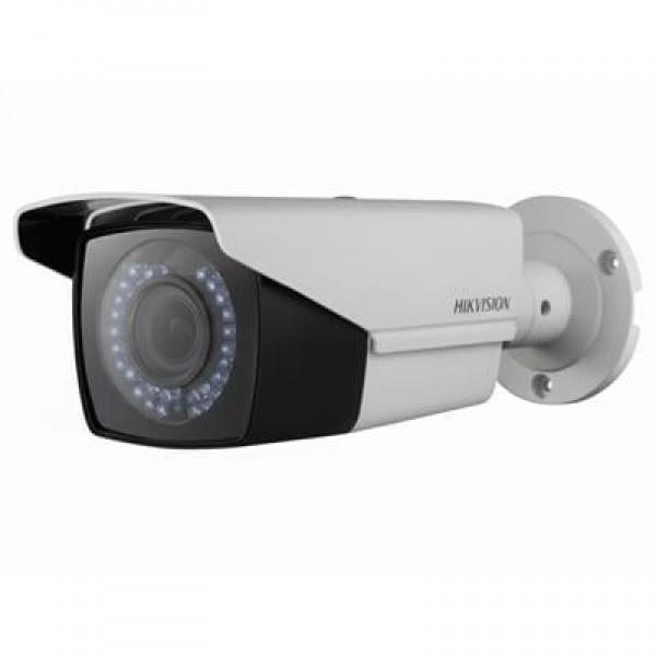 Hikvision 2MP 1080P Turbo HD PoC Bullet Kamera  2.8-12mm Varifocal Lens 40m IR Gece Görüşü (DS-2CE16D0T-VFIR3E)