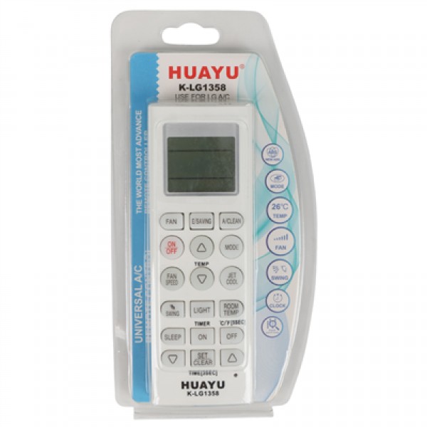 Huayu K-LG1358 LG - Beko - Arçelik A/C Akıllı Universal Klima Kumandası