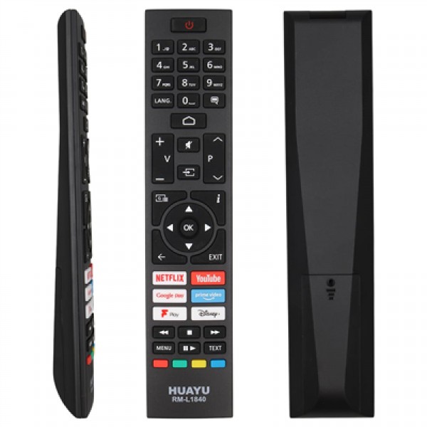 RM-L1840 Vestel Netflix Youtube Prime Video Google Play Disney+ Tuşlu LCD Led TV Kumanda