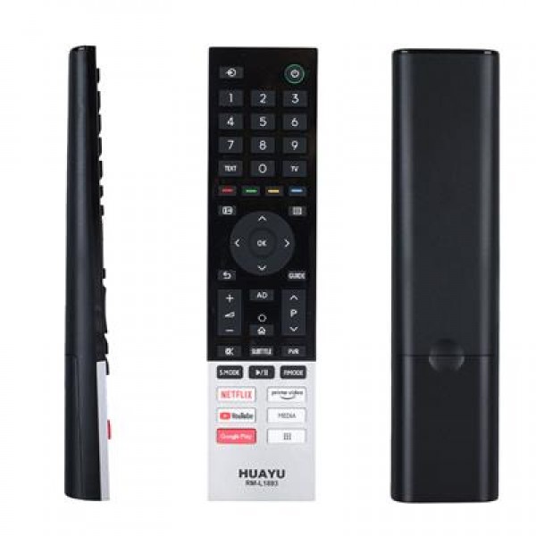 Huayu Rm-L1893 Unıversal Samsung Netflıx-Youtube-Prıme Vıdeo Tuşlu Lcd-Led Tv Kumanda
