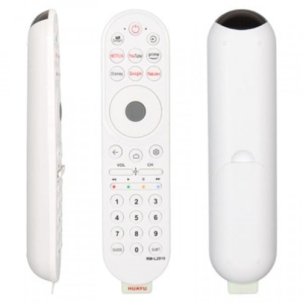 Huayu RM-L2016 Beyaz Netflix-YouTube-Disney+-Rakuten Tuşlu Universal Lcd Led TV Kumanda