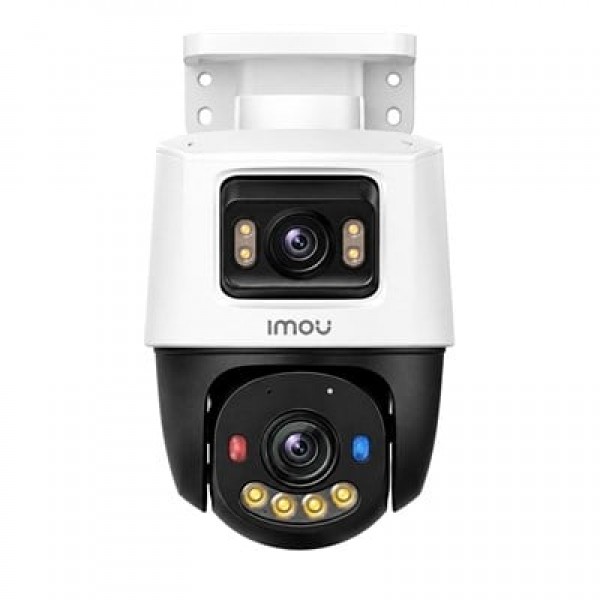 Imou IPC-PS70FP-10M0 Cruiser Dual PS70F Çift Lens (sabit + Pt) Poe İki Yönlü Ses Renkli Gece Görüş 10MP Dome Kamera