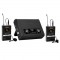 König K-302YY Kablosuz Yaka Mikrofon Seti (Yaka + Yaka UHF Çift Kanal)