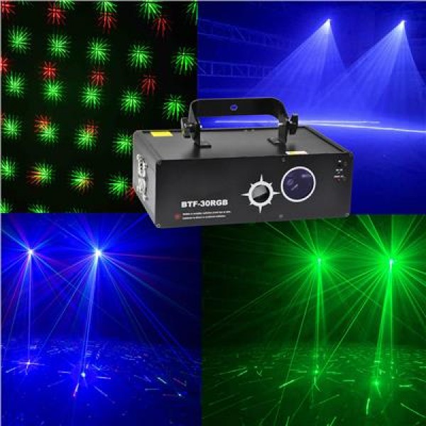 Layu BTF-30RGB White 1.5W RGB Animasyon ve Beam Lazer Sistemi
