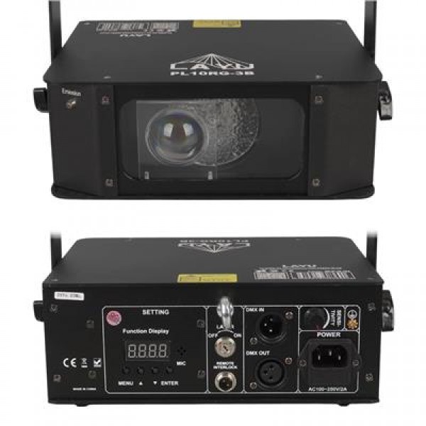 Layu PL-10RG-3B RG Lazer Lumia Efekti ve Mavi LED Wash Işık Sistemi