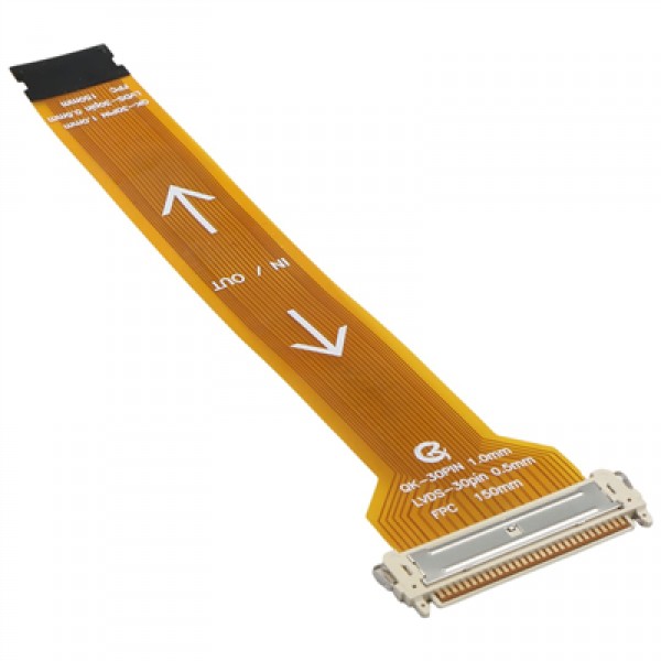 30 Pin 0.5mm Pitch 150mm Esnek Flat Kablo (FFC) LCD Panel Tamir Flexi