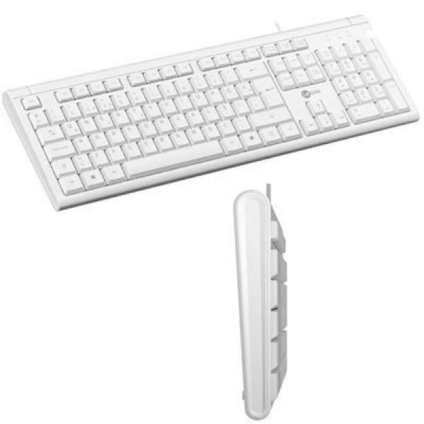 Lenovo Lecoo KB101 USB Kablolu Beyaz TÜRKÇE Q Klavye 