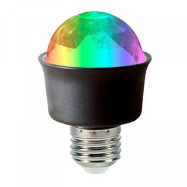 Ledx AL-KX6882 Mini 360 Derece Led 3.3 Watt E27 Duy Rgb Disko Lamba