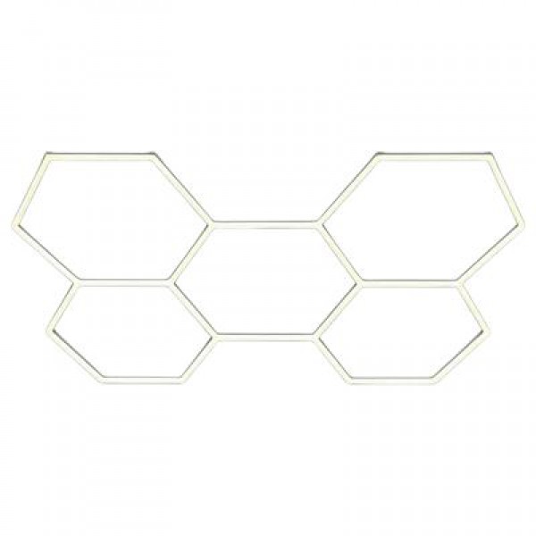 Ledx AL-RW7226 Altıgen Petek 240W Beyaz Led Armatür Garaj Dekoratif Aydınlatma