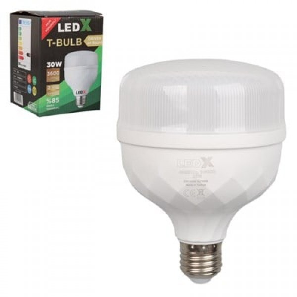 LedX AL-TB30 Akım Korumalı 30 Watt 3600 Lümen E27 Beyaz Kristal Torch Led Ampul LedX AL-TB30 Akım Korumalı 30 Watt 3600 Lümen E27 Beyaz Kristal Torch Led Ampul