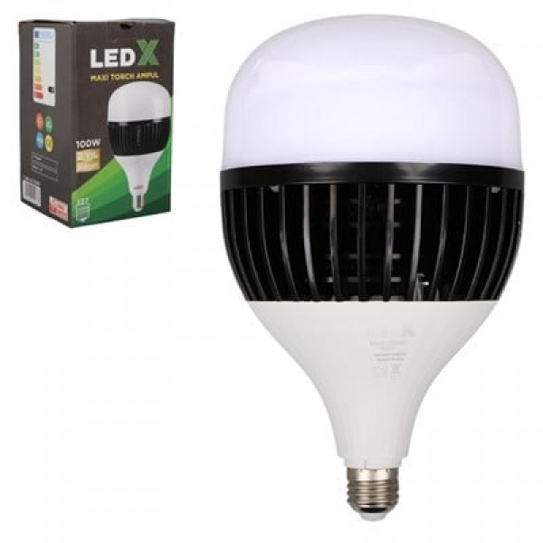 LedX AL-TH100 Akım Korumalı 9000 Lümen E27 Duy 100W Beyaz Maxi Kristal Torch Led Ampul LedX AL-TH100 Akım Korumalı 9000 Lümen E27 Duy 100W Beyaz Maxi Kristal Torch Led Ampul