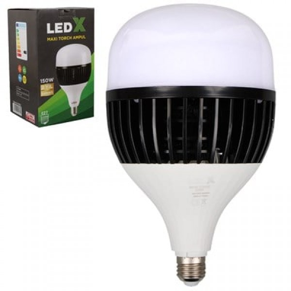 LedX AL-TH150 Akım Korumalı 150 Watt 13500 Lümen E27 Beyaz Maxi Kristal Torch Led Ampul LedX AL-TH150 Akım Korumalı 150 Watt 13500 Lümen E27 Beyaz Maxi Kristal Torch Led Ampul