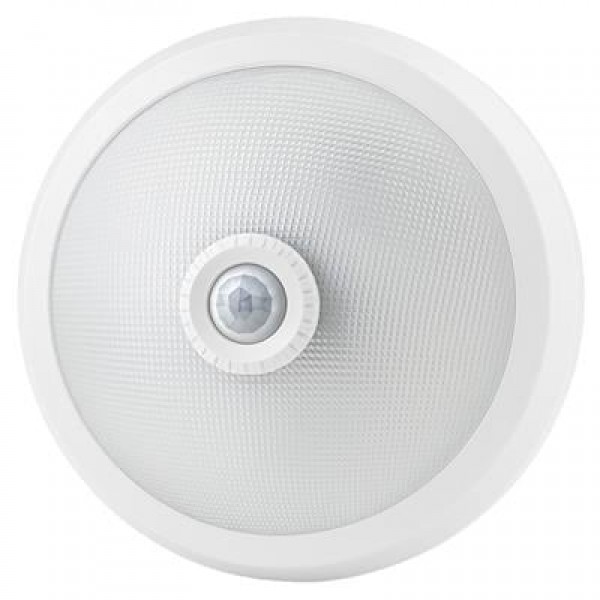 Ledx AL-S205 E27 Çift Duylu Hareket Sensörlü Beyaz Cam Tavan Armatür 300x300x90mm