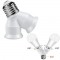 Ledx DY-101 E27 Duy Çoğaltıcı (Tek Duydan Çift E27 Lamba Bağlantısı)