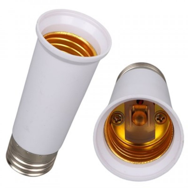 LEDX DY-111 E27'den E27'ye Duy Uzatma Adaptörü 9.5 CM Profesyonel Ek Aparatı