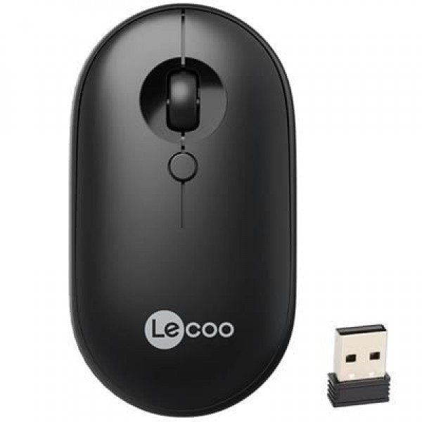 Lenovo Lecoo WS212 1600 DPI 4 Tuşlu Kablosuz Siyah Optik Mouse