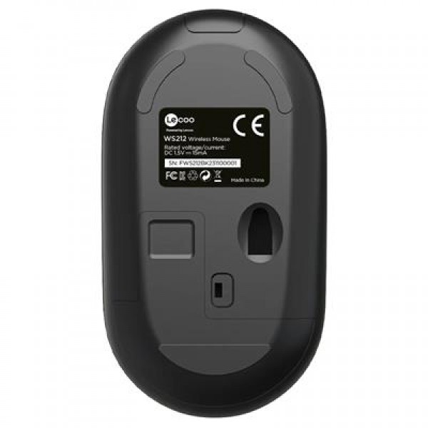 Lenovo Lecoo WS212 1600 DPI 4 Tuşlu Kablosuz Siyah Optik Mouse