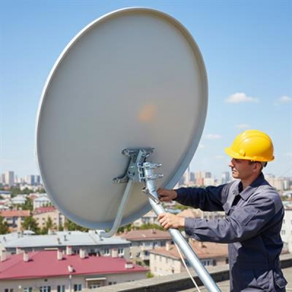 MAG 97cm 3 Kollu Ofset Çanak Anten Büyük Mountlu Profesyonel Seri (10'lu Paket)