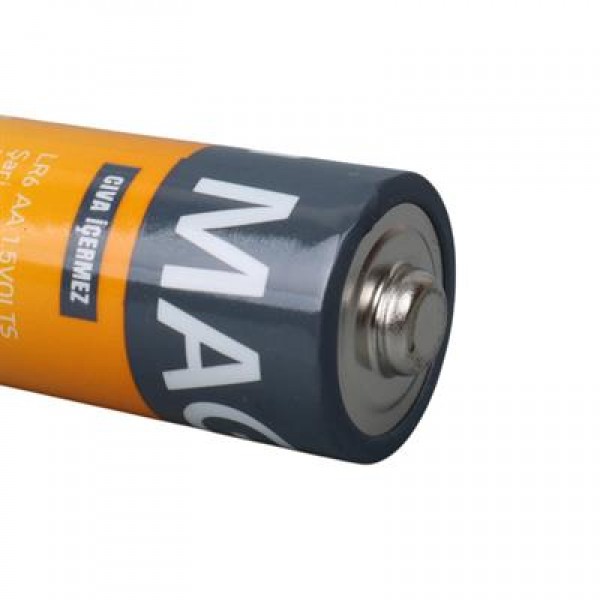 Mag Batteries MG-26173 Alkalin AA 40'lı Paket Kalem Pil (AA,LR6, AM-3) 