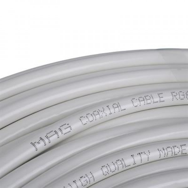 Mag RG6-U4 Bakır SAT1 Anten Kablosu 100 Mt