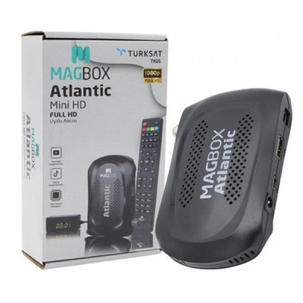 Magbox Atlantic Display Gözlü Tkgs'li 1080P Full HD Mini Uydu Alıcısı                               
