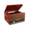 MagicVoice F29 Retro Vintage Çanta Pikap - CD - Radyo - Bluetooth - Aux - USB Mp3 Çalar